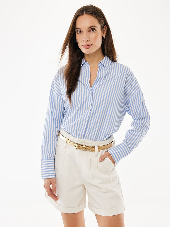 Blouse lichtblauw