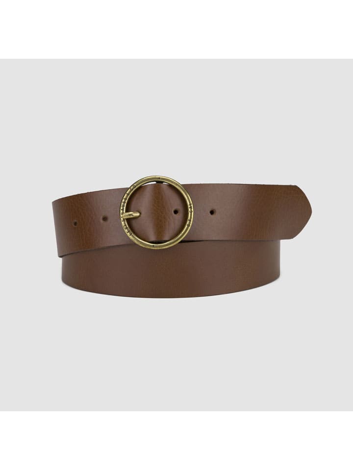 Leren riem bruin
