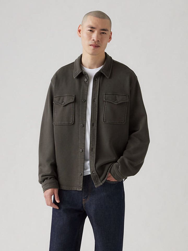 Hemdjacke in Schwarz