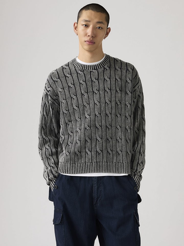 Sweter w kolorze antracytowym