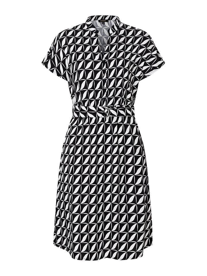 Kleid in Schwarz/ Weiß
