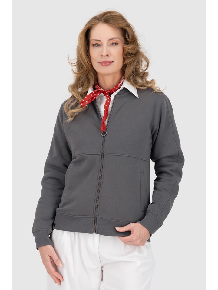 Sweatjacke in Grau