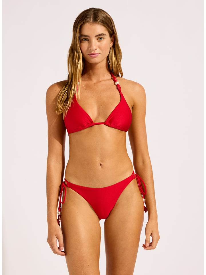 Biustonosz bikini w kolorze czerwonym