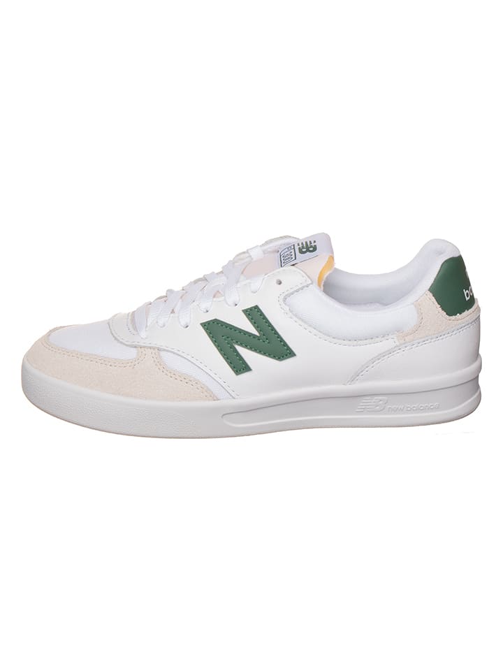 Leder-Sneakers "CT300" in Weiß/ Grün