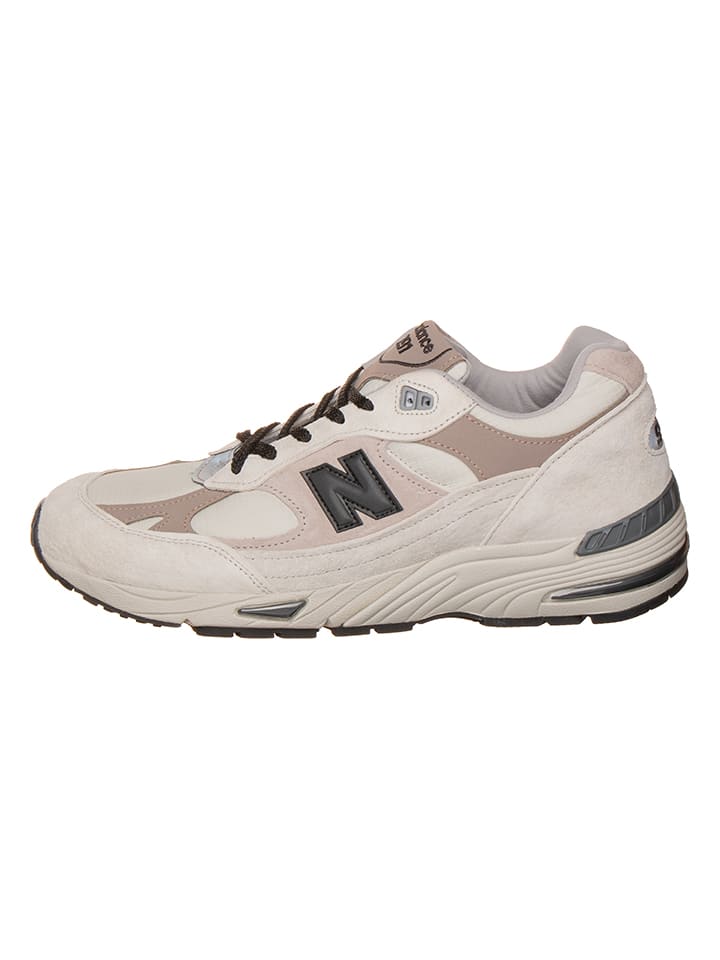 Leder-Sneakers "991" in Beige
