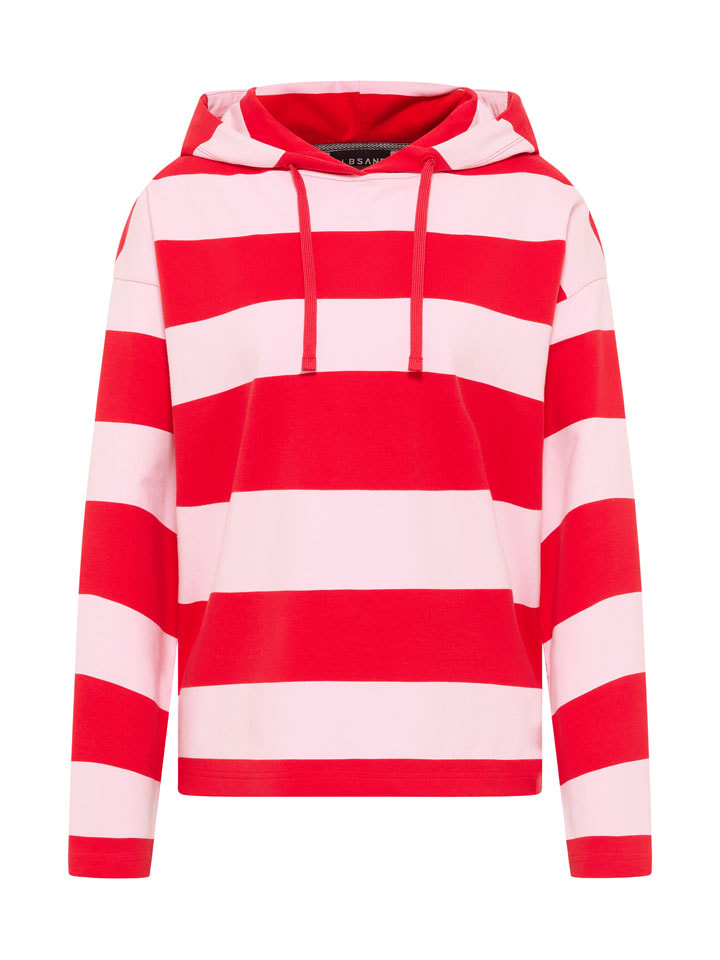 Hoodie "Eydis" in Rot/ Rosa