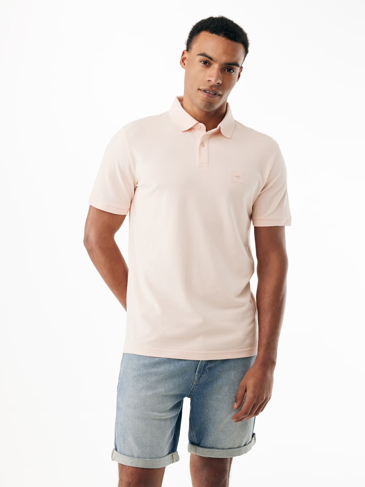 Koszulka polo w kolorze łososiowym