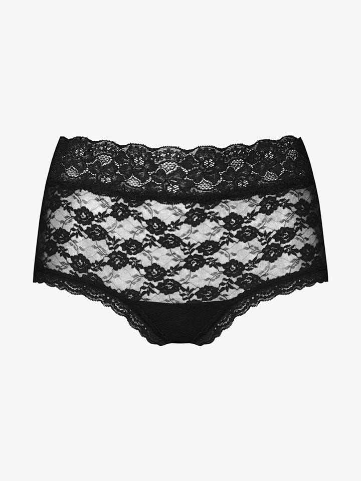 Pełne figi high waist "Vicky" w kolorze czarnym