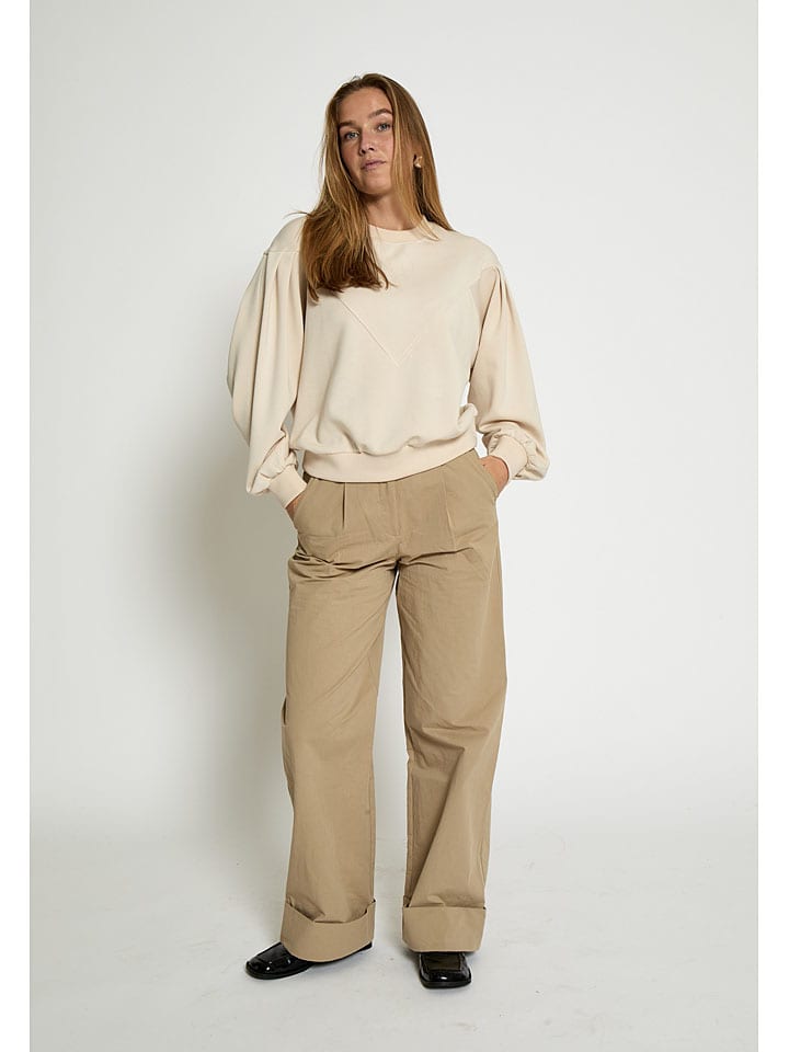 Sweatshirt "Dicette" crème