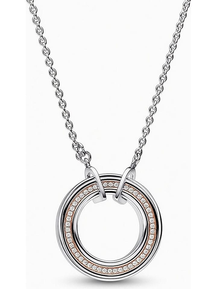 Silber-Halskette mit Anhänger - (L)45 cm