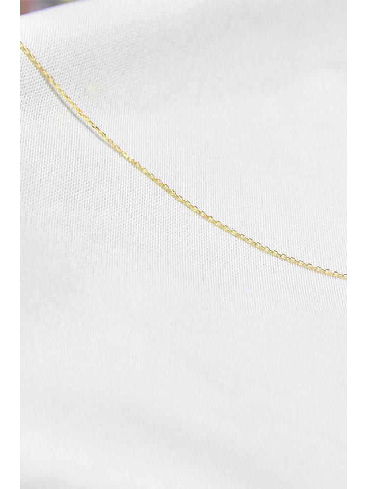 Vergold. Halskette - (L)43 cm