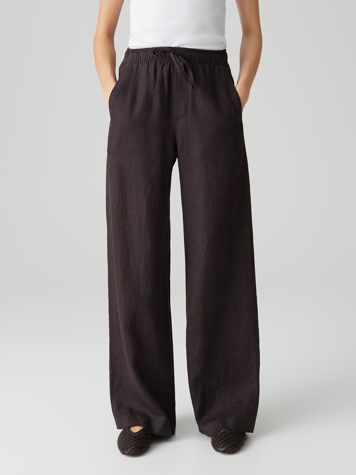 Marlenehose in Braun