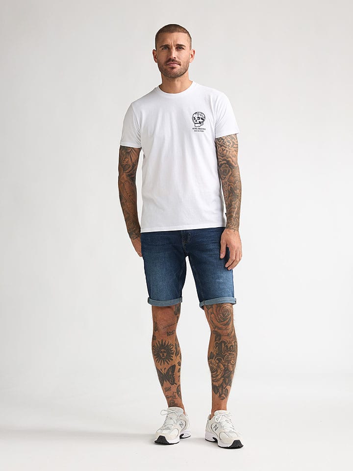 Jeans-Shorts in Dunkelblau