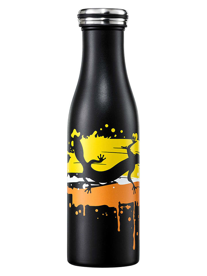 Isoleerfles zwart/geel/oranje - 500 ml