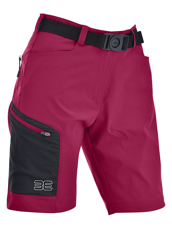 Bermudy trekkingowe "Laval 3XT" w kolorze jagodowym
