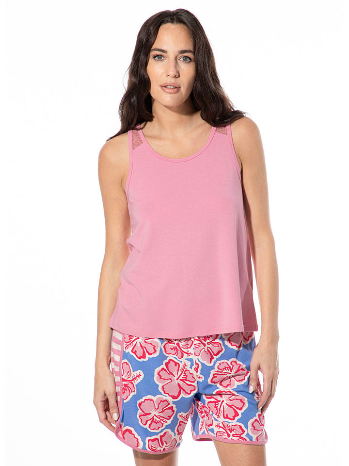 Pyjama-Oberteil in Rosa