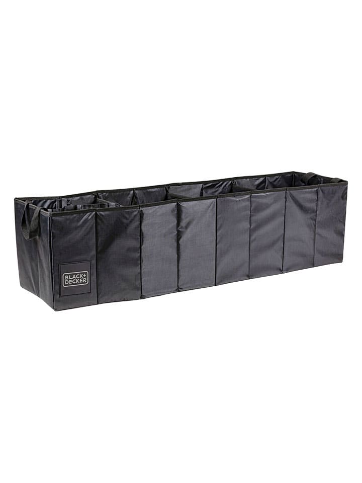 Organizer w kolorze czarnym do bagażnika - 110 x 30 x 30 cm