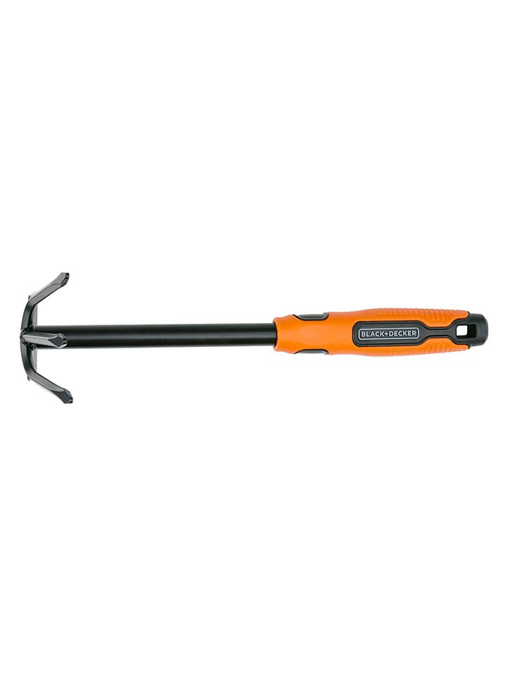 Kultywator ręczny w kolorze pomarańczowo-czarnym - wys. 30 cm