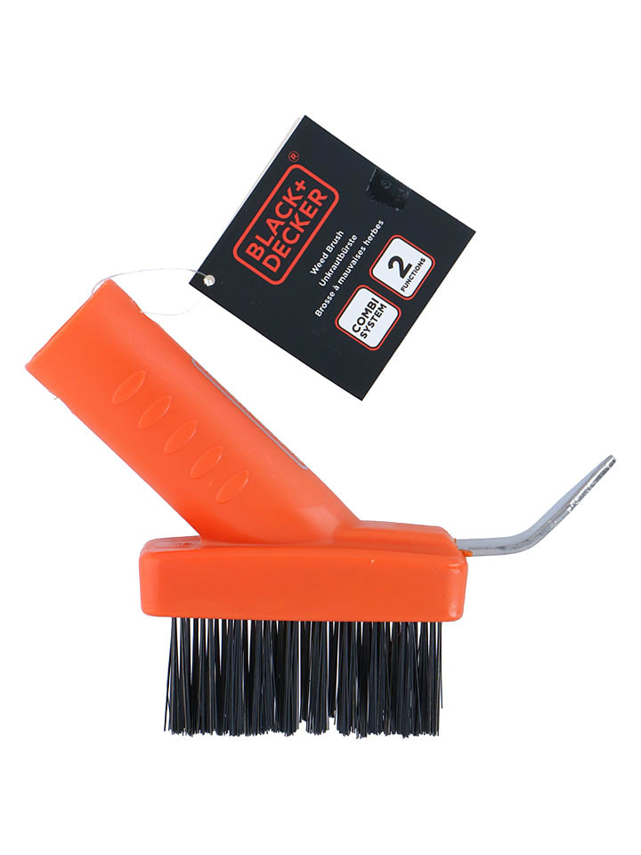 Unkrautbürste in Orange