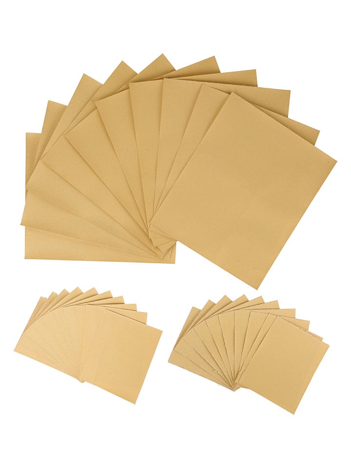 Schleifpapier in Beige - 30 Stück