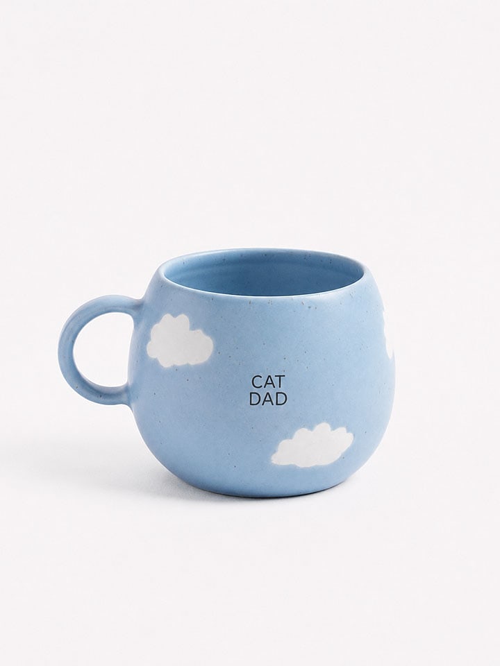 Jumbotasse ''Cloud - Cat Dad'' in Hellblau - 500 ml