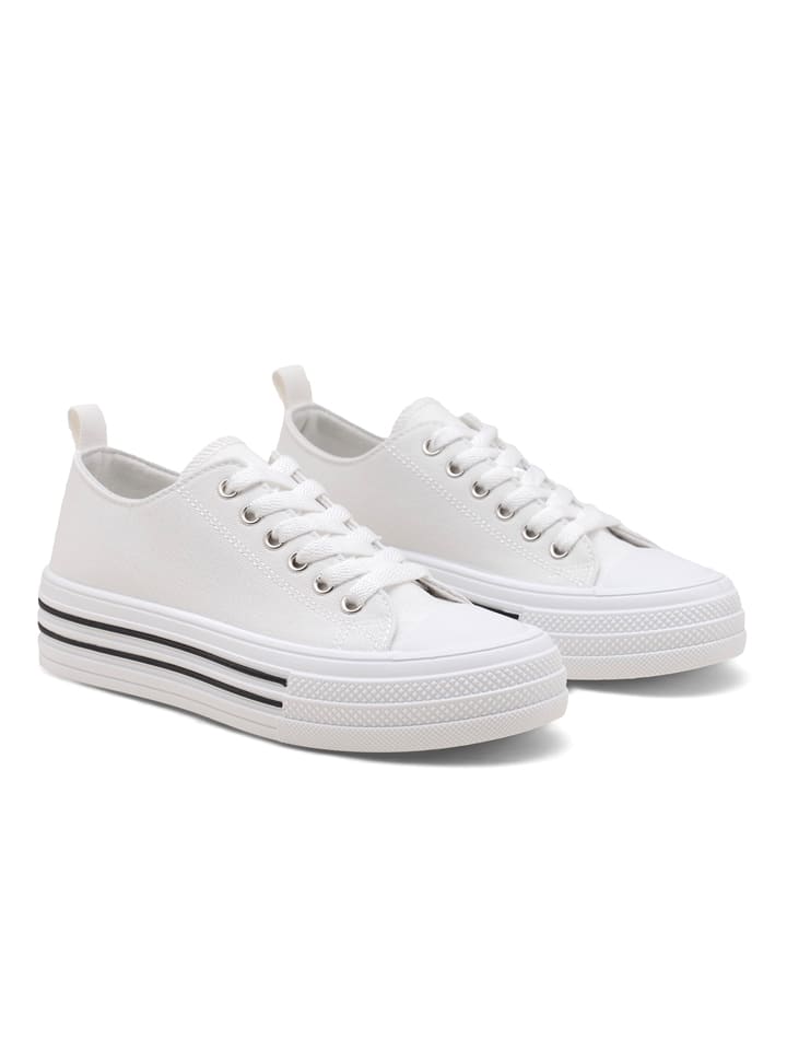 Sneakersy w kolorze białym