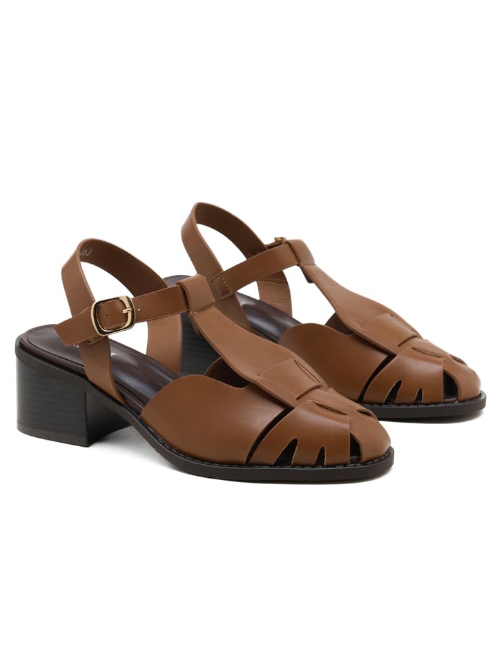 Haksandalen lichtbruin