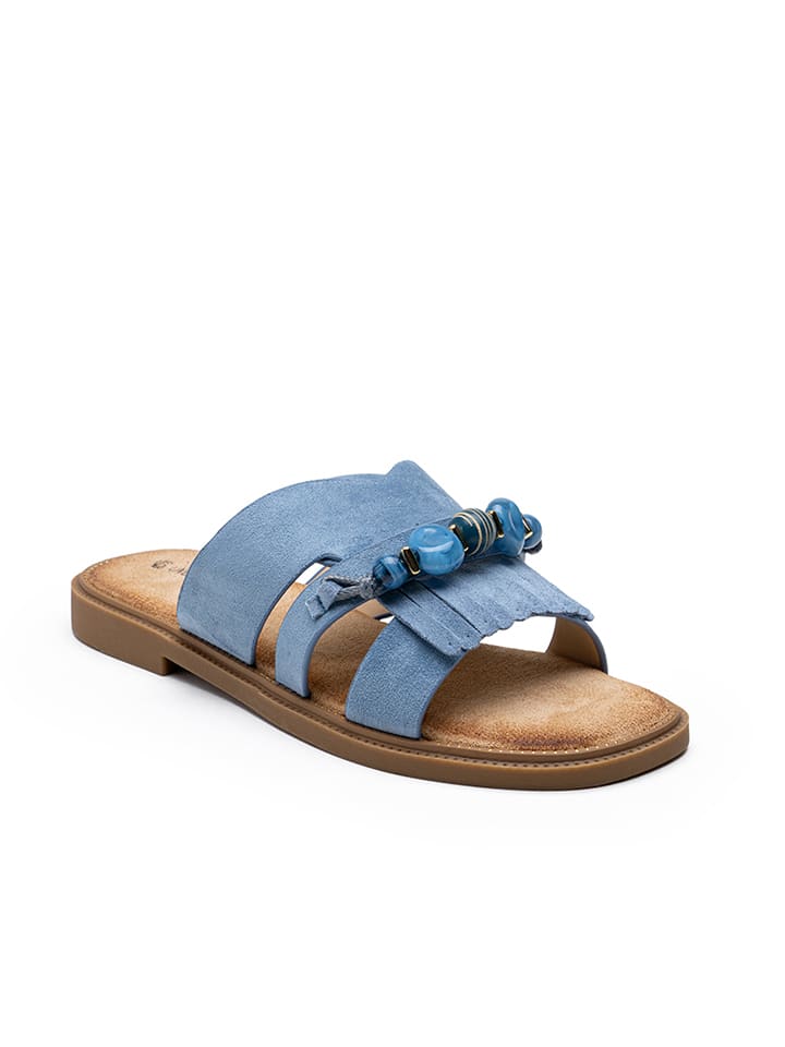 Slippers lichtblauw