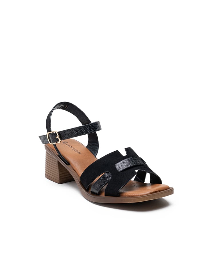 Sandaletten in Schwarz