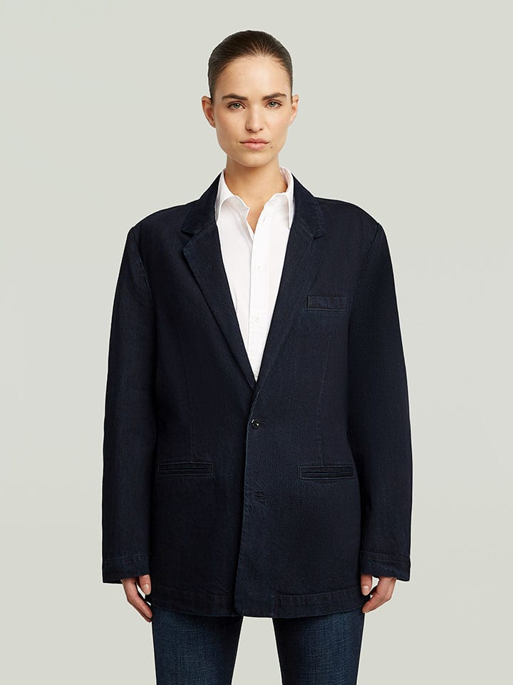 Jeansblazer in Dunkelblau