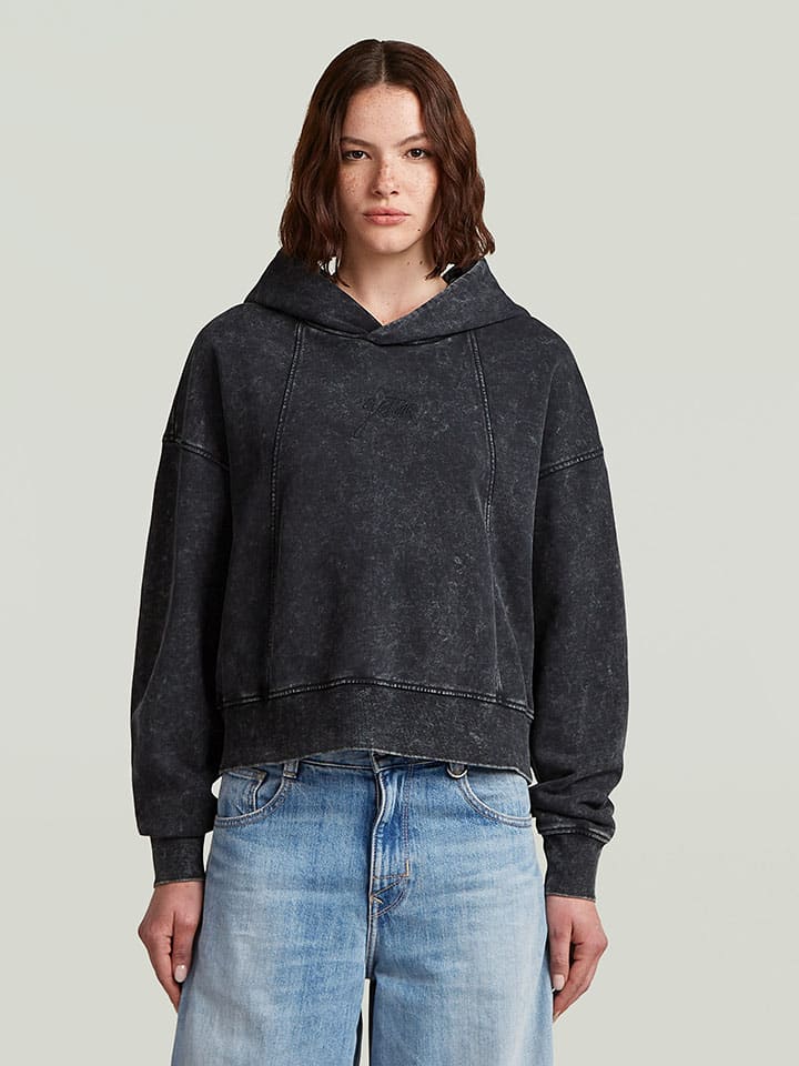 Hoodie in Schwarz