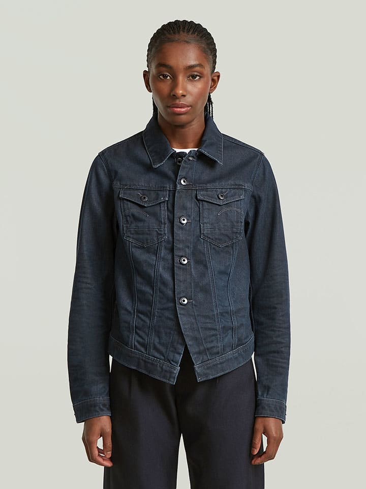 Jeansjacke in Dunkelblau