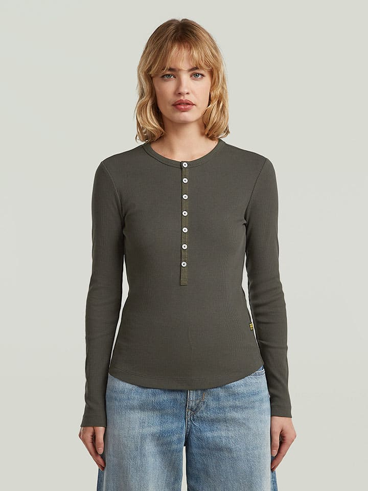 Koszulka w kolorze khaki