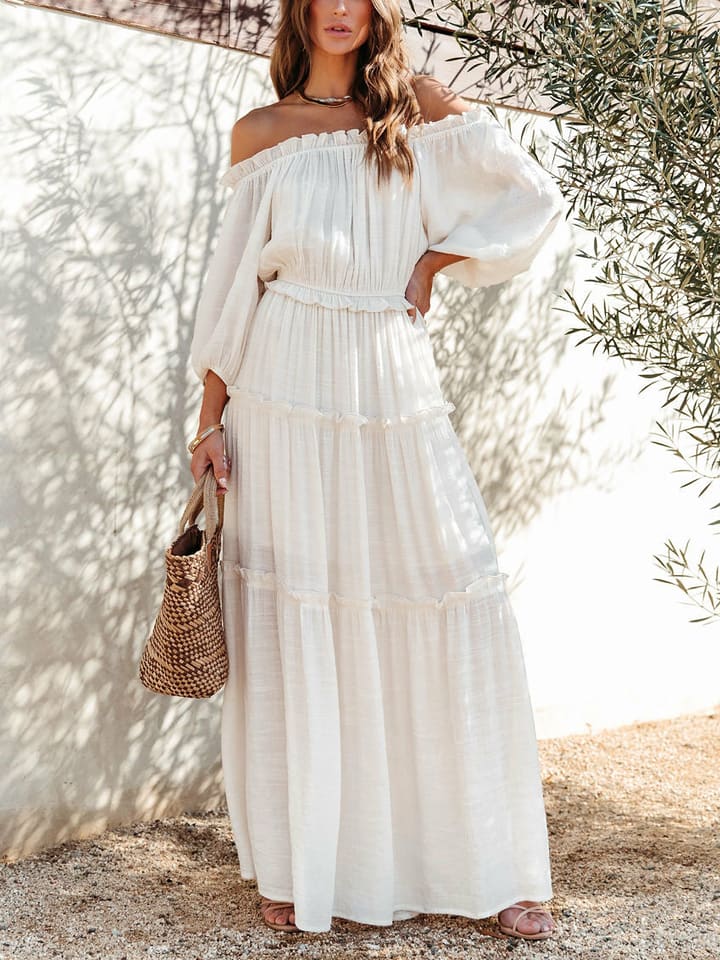 Kleid in Weiß