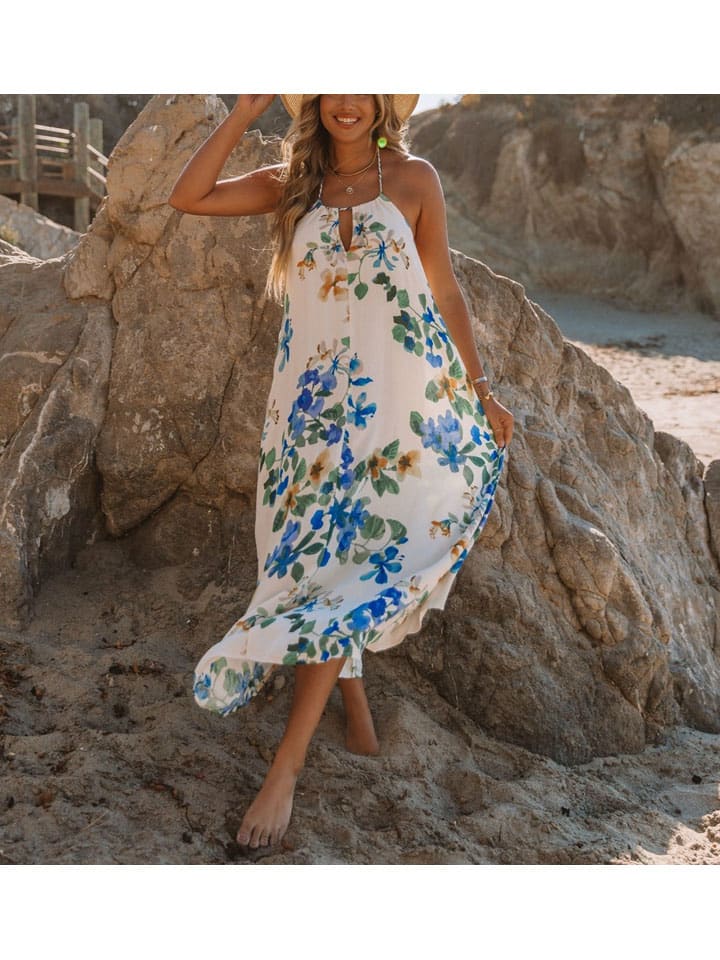 Kleid in Creme