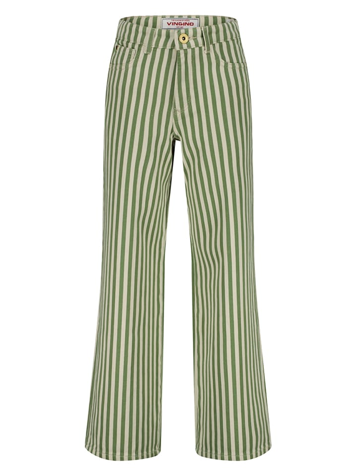Broek groen/beige
