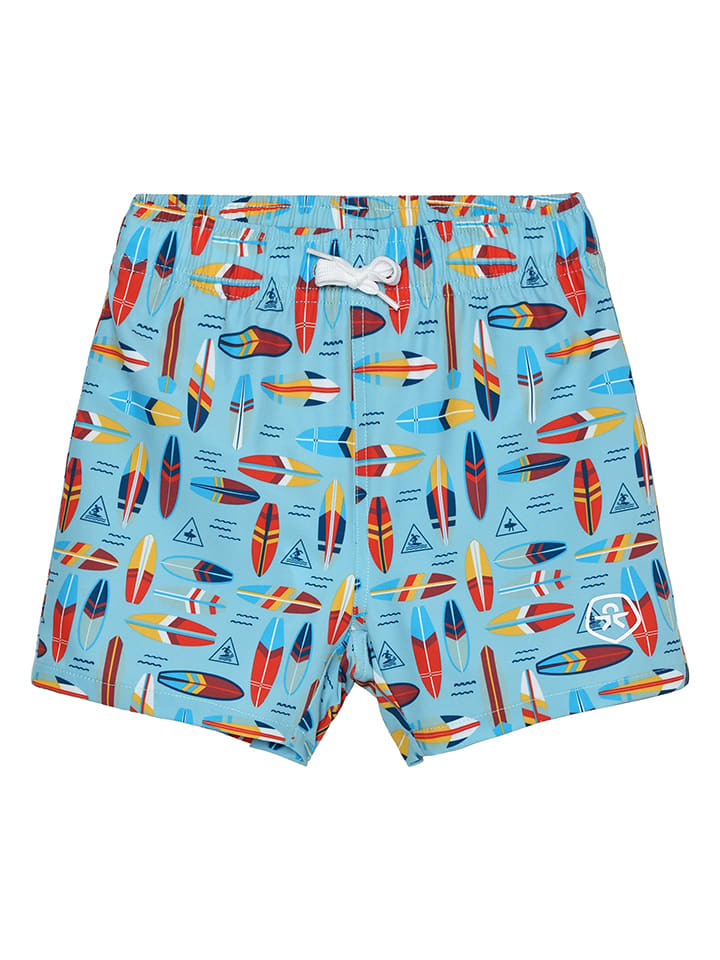 Badeshorts in Hellblau