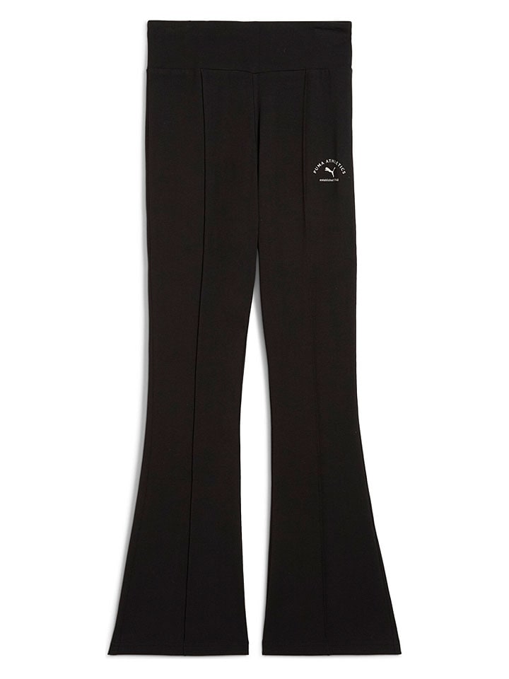 Legginsy "CLASS" w kolorze czarnym