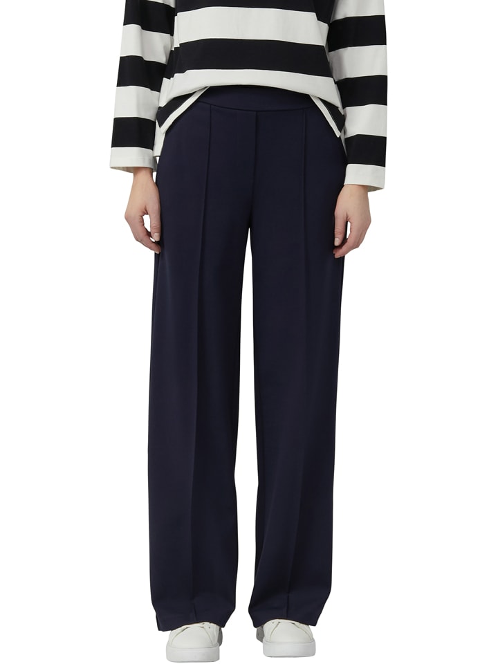 Marlenehose in Dunkelblau