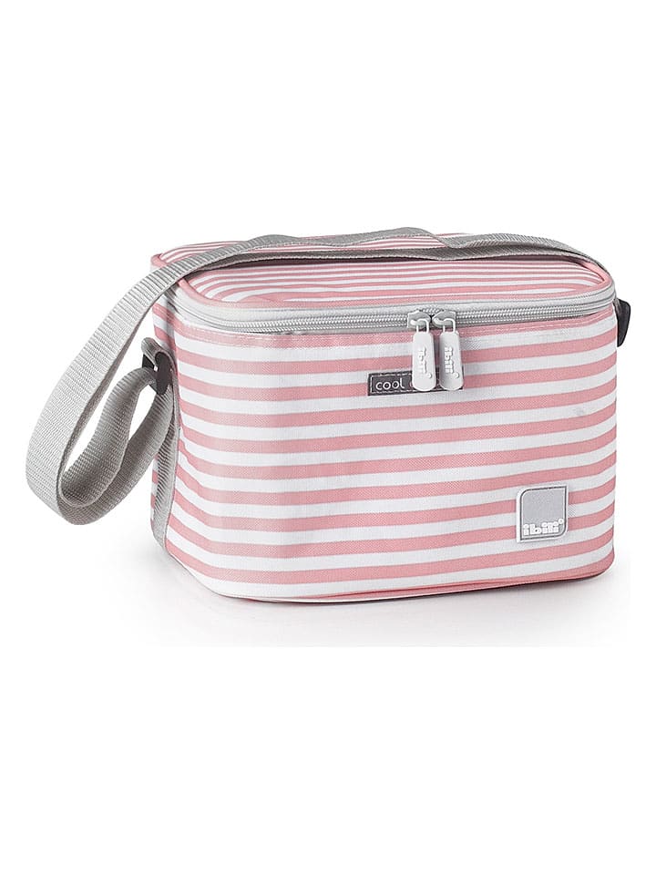 Kühltasche "Biarritz" in Rosa/ Grau - 5 l