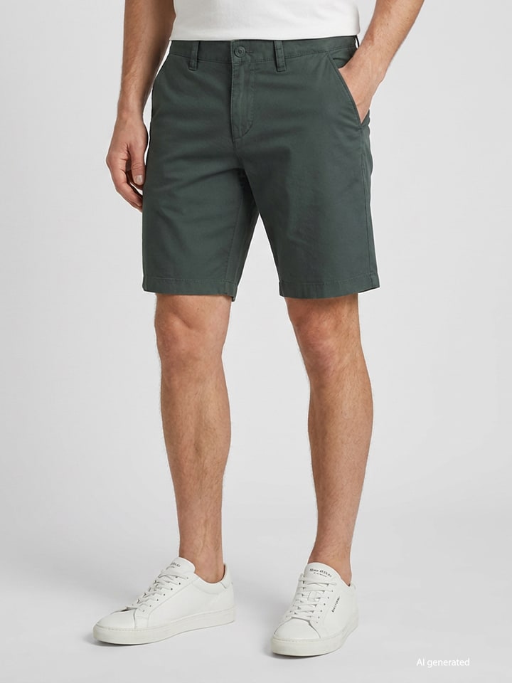 Shorts in Dunkelgrün