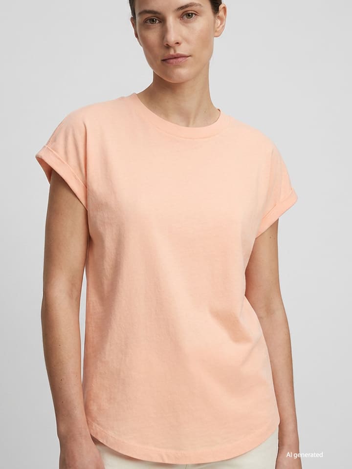 Shirt abrikooskleurig
