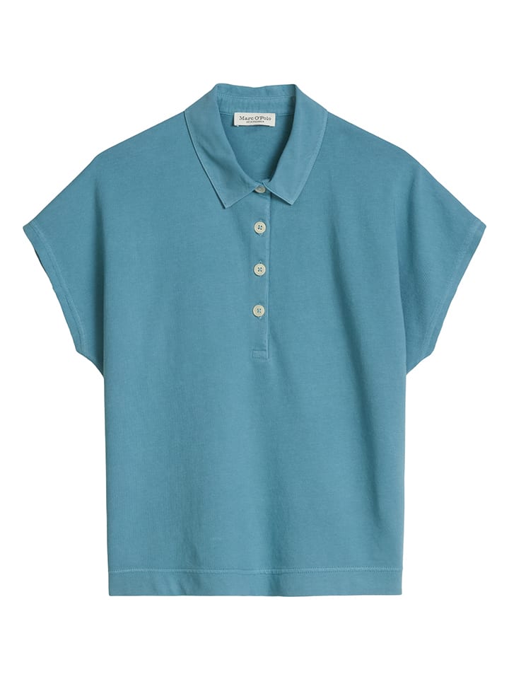 Koszulka polo w kolorze niebieskim