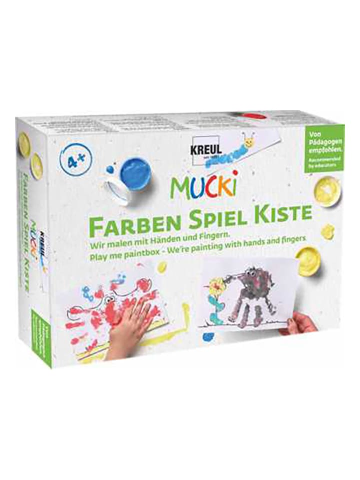Zestaw kreatywny "Play me painbox - We're painting with hands and fingers" - 4+