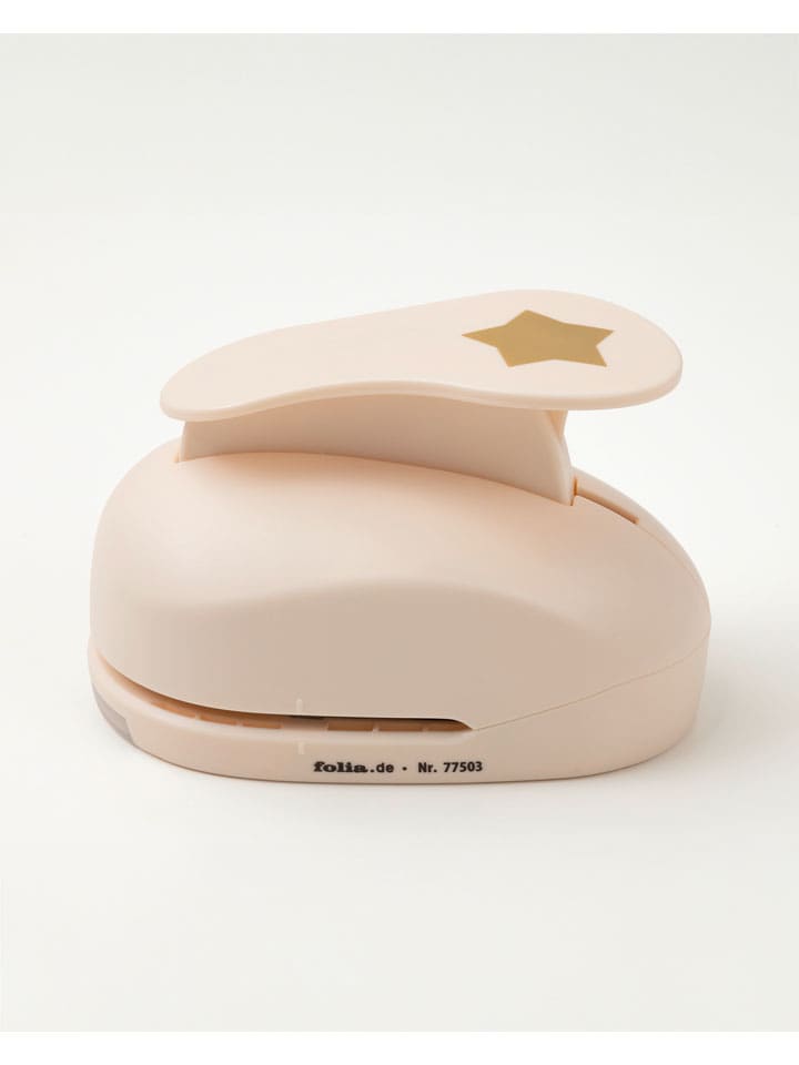 Motiefpons "Ster" beige