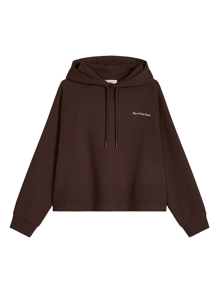 Hoodie in Dunkelbraun
