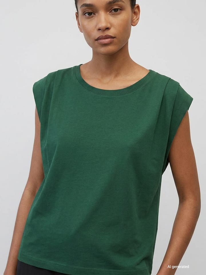 Shirt in Dunkelgrün