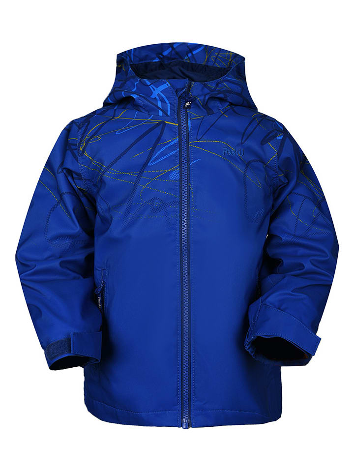 Kurtka przeciwdeszczowa "Lev" w kolorze niebieskim