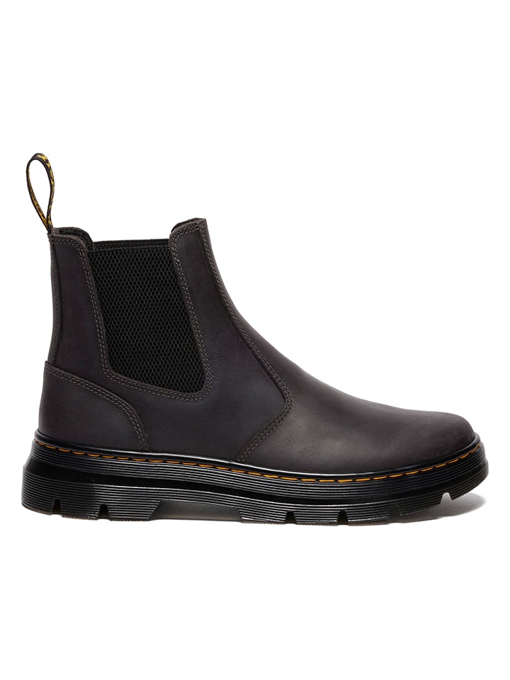 Leder-Chelsea-Boots "Embury" in Schwarz