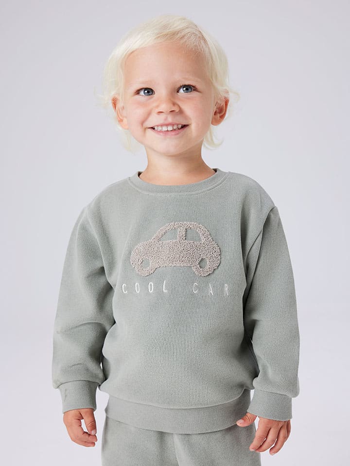 Sweatshirt "Obear" groen